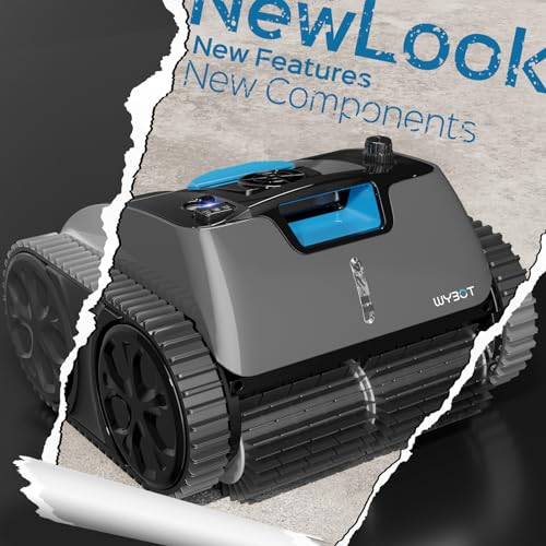Robotic Pool Cleaner Vacuum with Wall Climbing, 65W Suction Power, 150 Mins N48422
