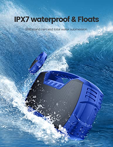 IPX7 Waterproof 40W Portable Bluetooth Speaker with Subwoofer E859