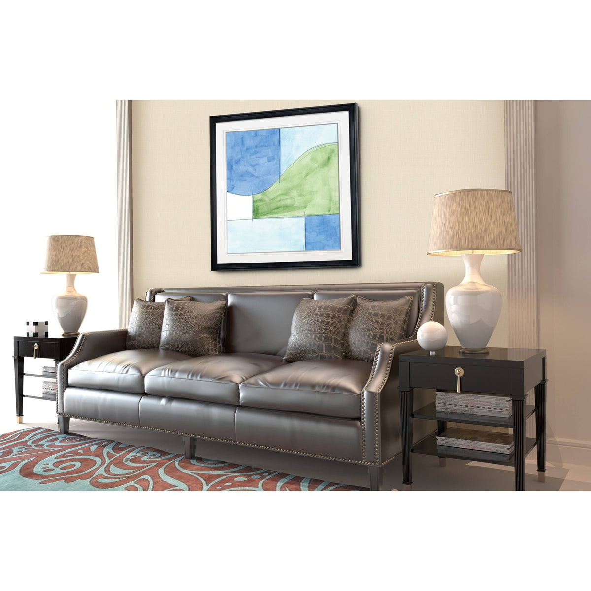 Framed Giclee Print 38x38 N1279