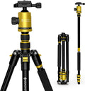 Yellow Compact Aluminum Tripod with 360 Degree Ball Head N69166
