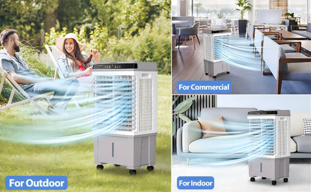20L Portable Evaporative Air Cooler Fan Humidifier A78388