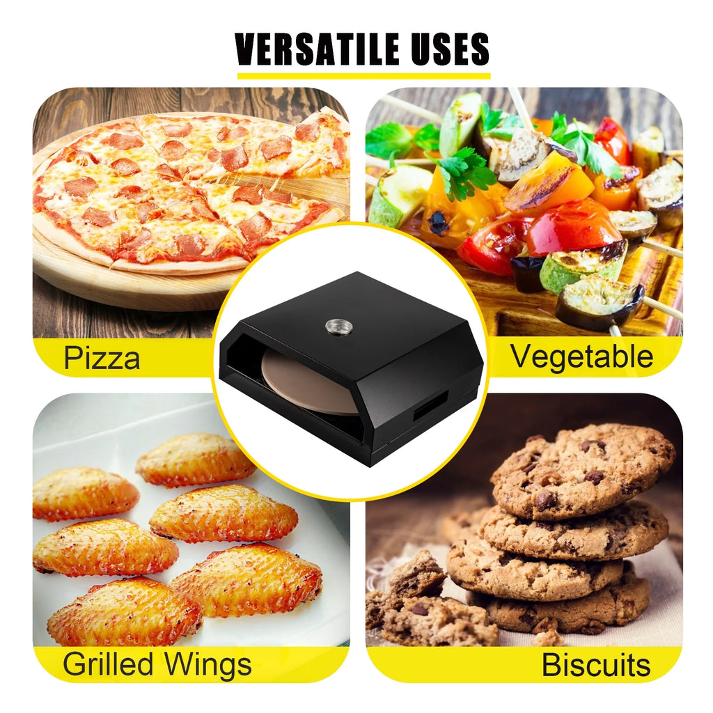 Stainless Steel Outdoor Pizza Oven with 12 Pizza Stone and Baking Tools N2702