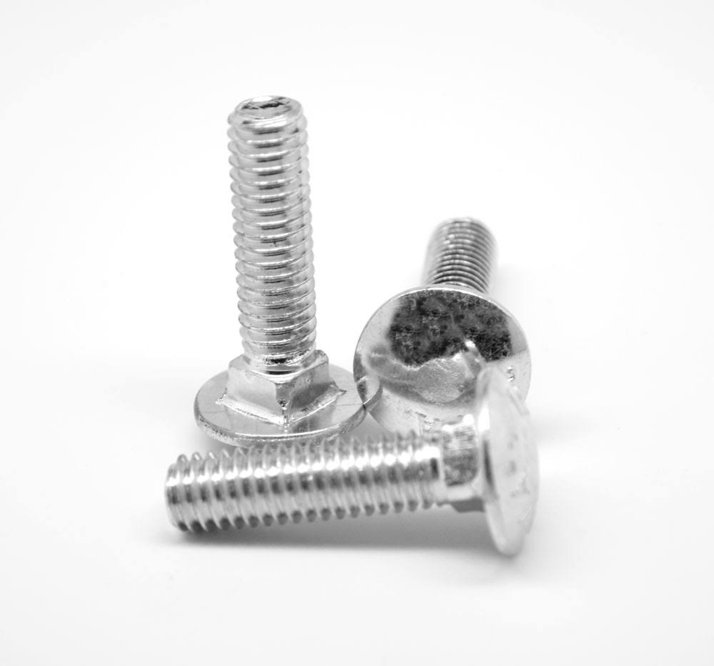 5/16x22-18 x 7x226x22THD Coarse Thread A307 Grade A Carriage Bolt Low Carbon Steel Zinc Plated Pk 200 Z866