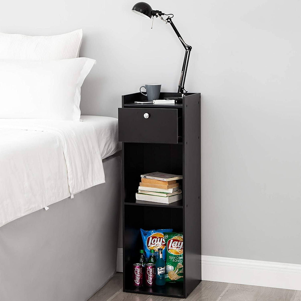 Extra Tall Bookcase Table White W64768