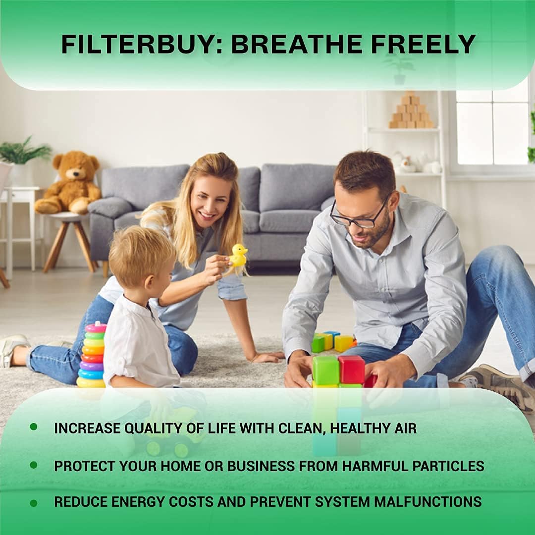 16x25x4 MERV 11 Pleated HVAC AC Furnace Filters (4-Pack) F517