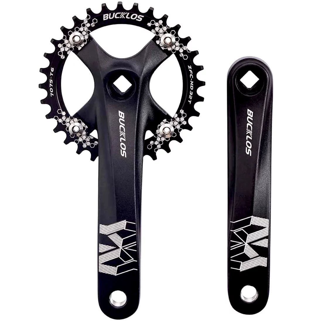 170mm Square Taper Single Speed Crankset U37855