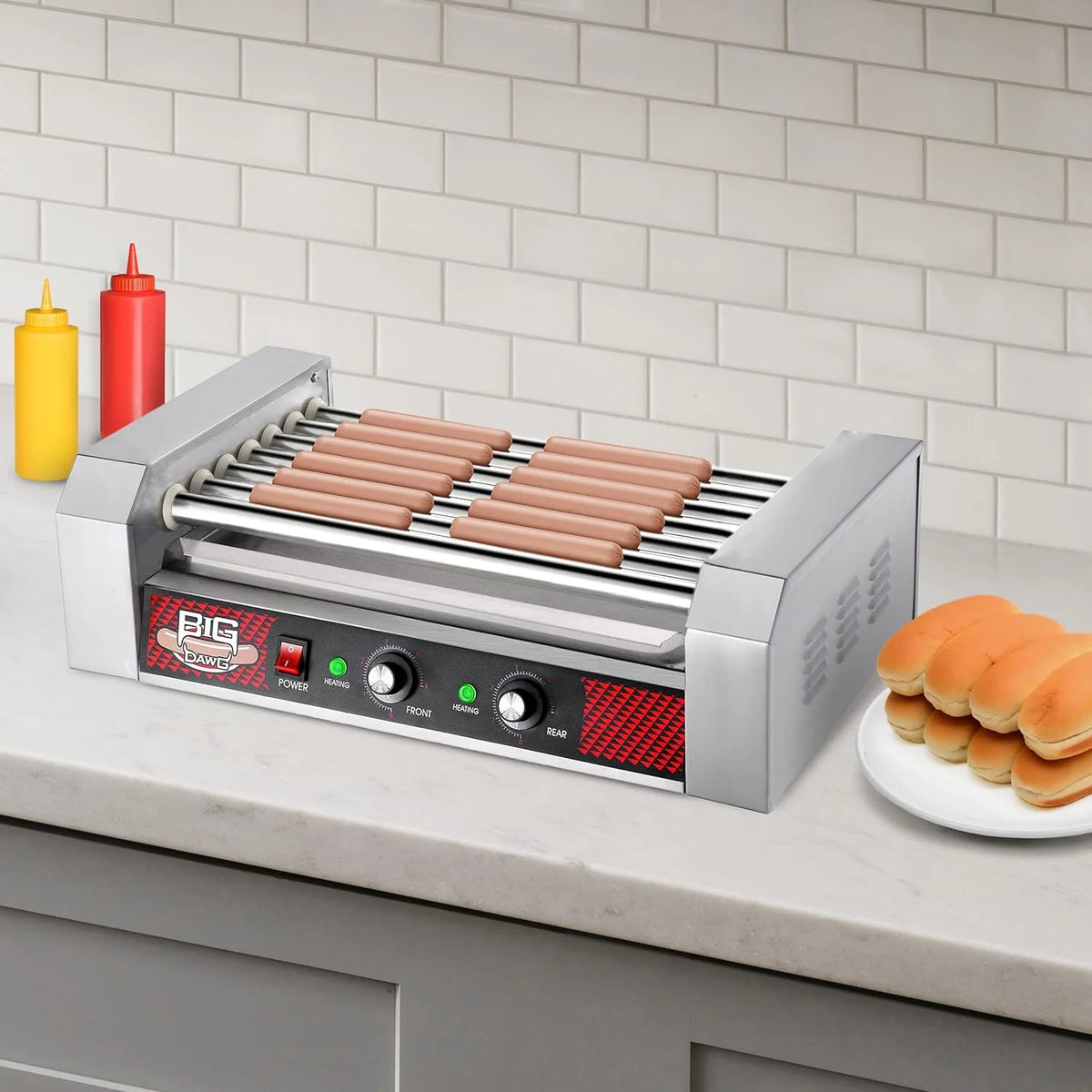 Stainless-Steel Cooker with 7 Non-Stick Rollers X4692