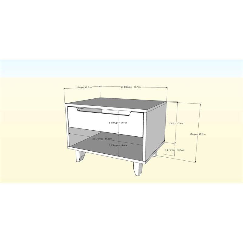 Natural Maple White Queen Size Bedroom Set P692215