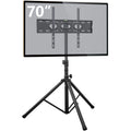 Black Portable Tripod TV Stand up to 75 inch W7320