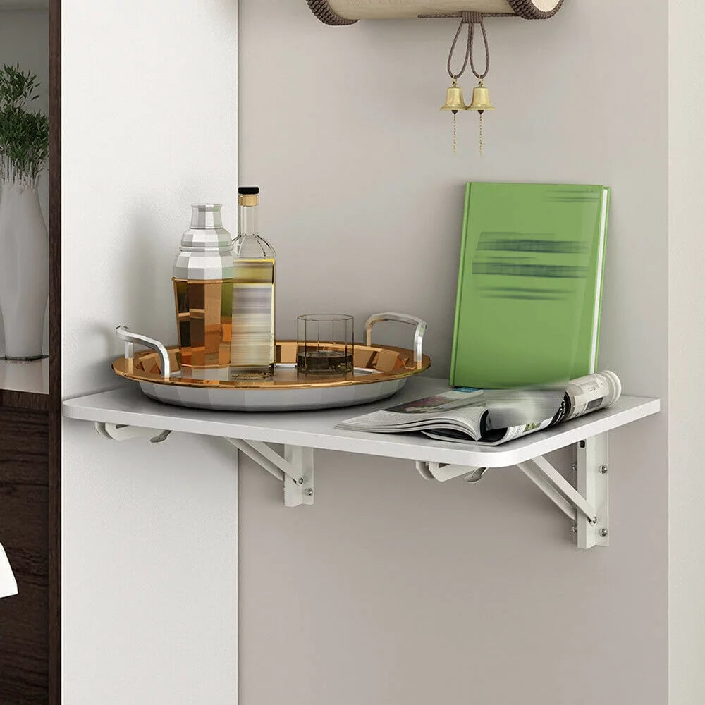 Folding Wall Mount Floating Desk 60x40cm J7011