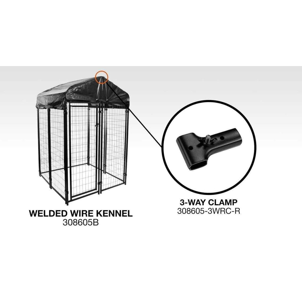 Black Replacement Vinyl Roof for Pet Kennel H4908