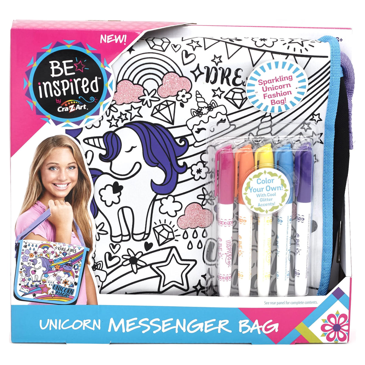 Messenger Bag Coloring Design Kit X460
