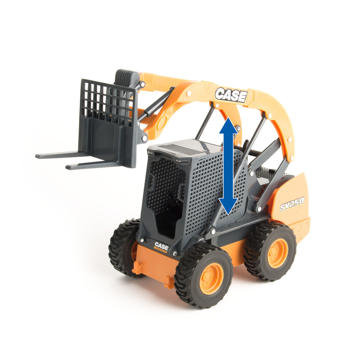 1:16 Scale Ram 3500 with Gooseneck Trailer and Case Construction SV280 Skid Steer Q983