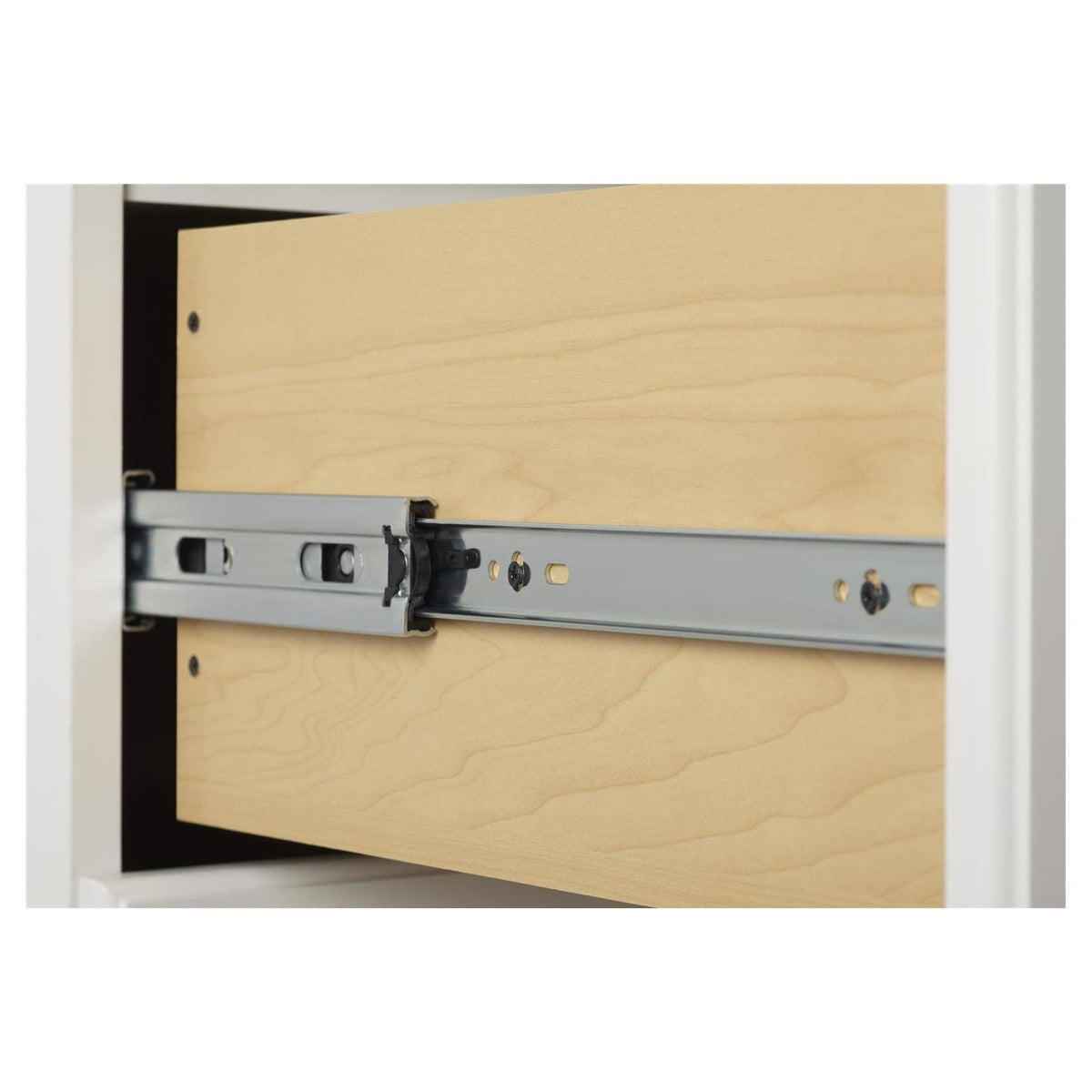 White 1 Drawer 2 Door Base Storage Cabinet M625239