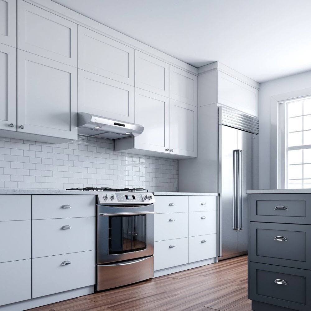 White 30x22 Under Cabinet Range Hood I83587