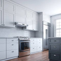 White 30x22 Under Cabinet Range Hood I83587