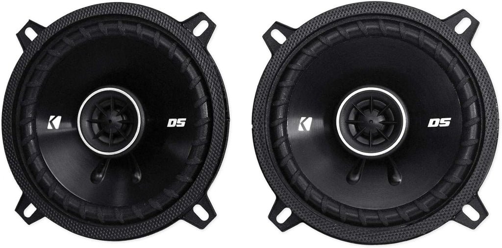 2 Kicker 43DSC504 D-Series 5.25 200W 2-Way 4-Ohm Car Audio Coaxial Speakers E170