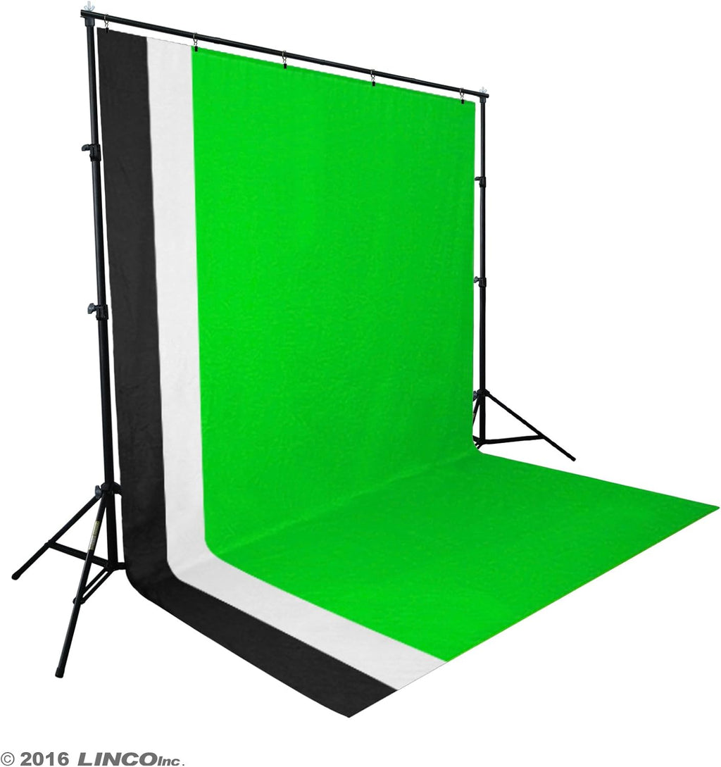 Photo Video Studio Light Kit with 3 Color Backdrops C387