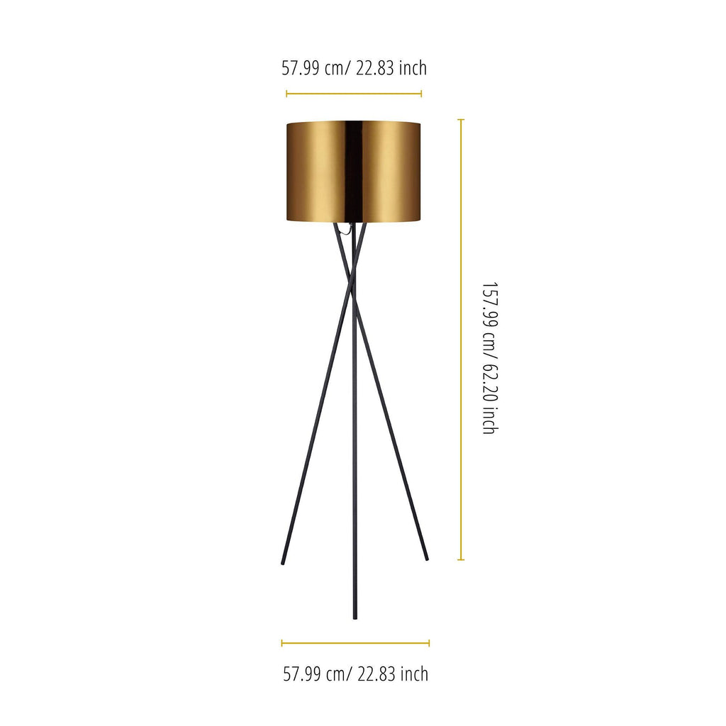 Gold Tripod Floor Lamp I516457