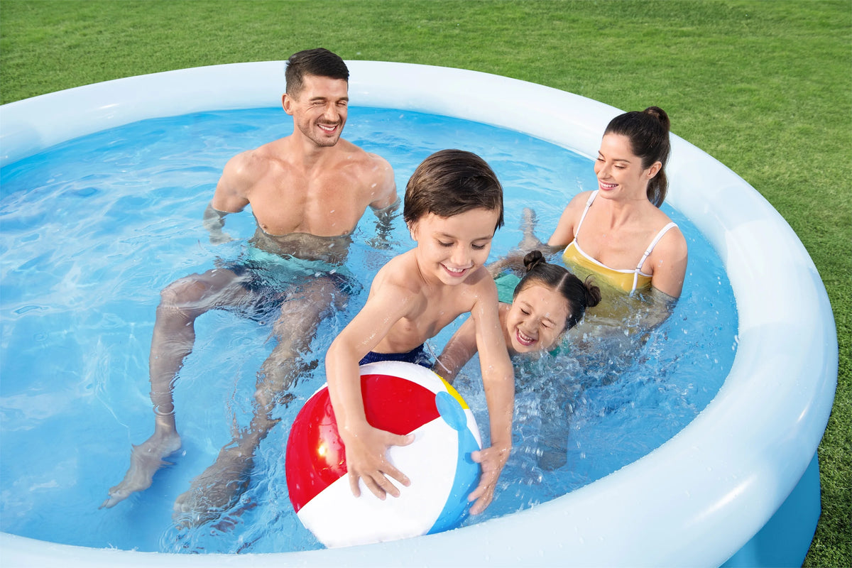 10' x 30" Round Inflatable Above Ground Pool Set P356