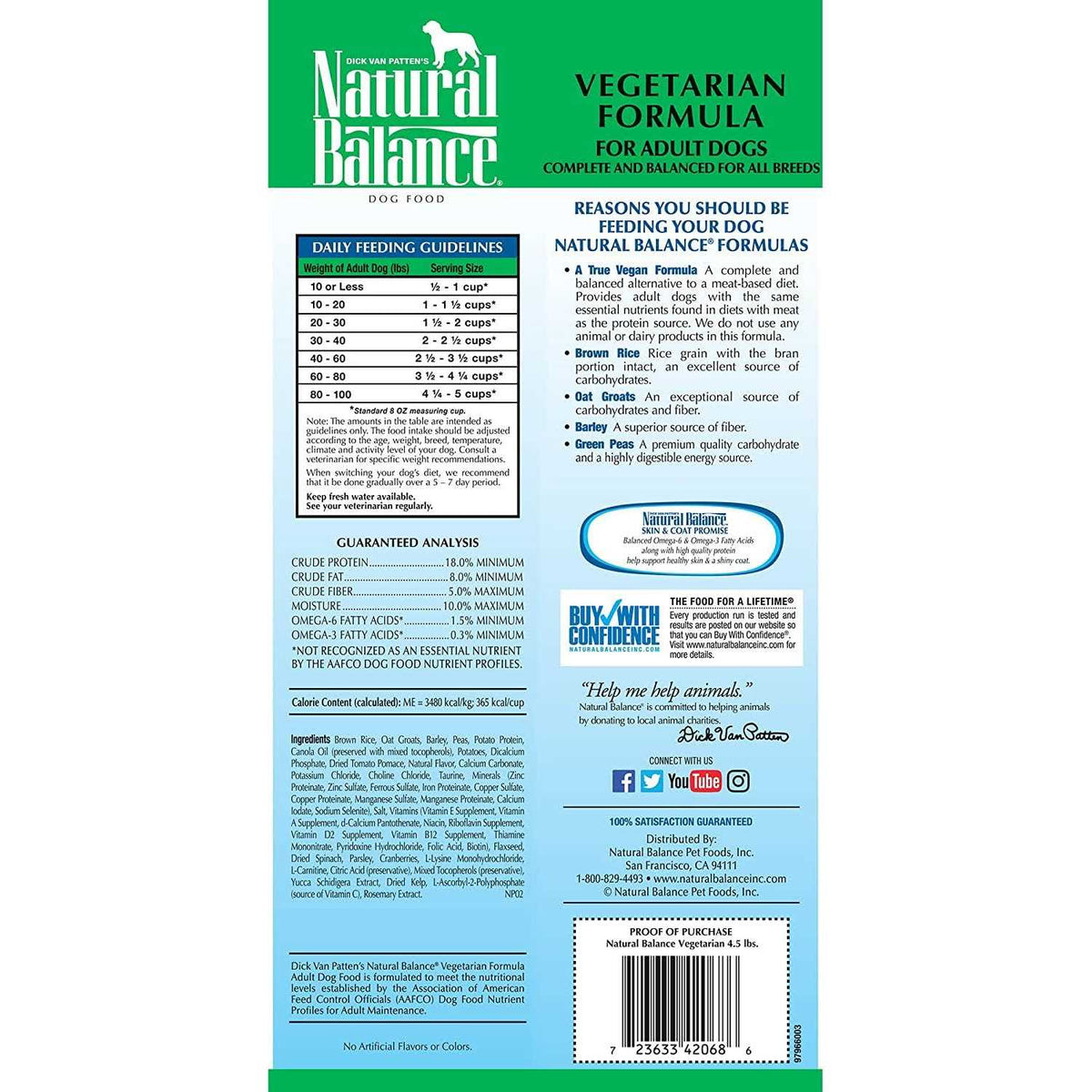 Vegetarian Recipe Dry Dog Food Z79636