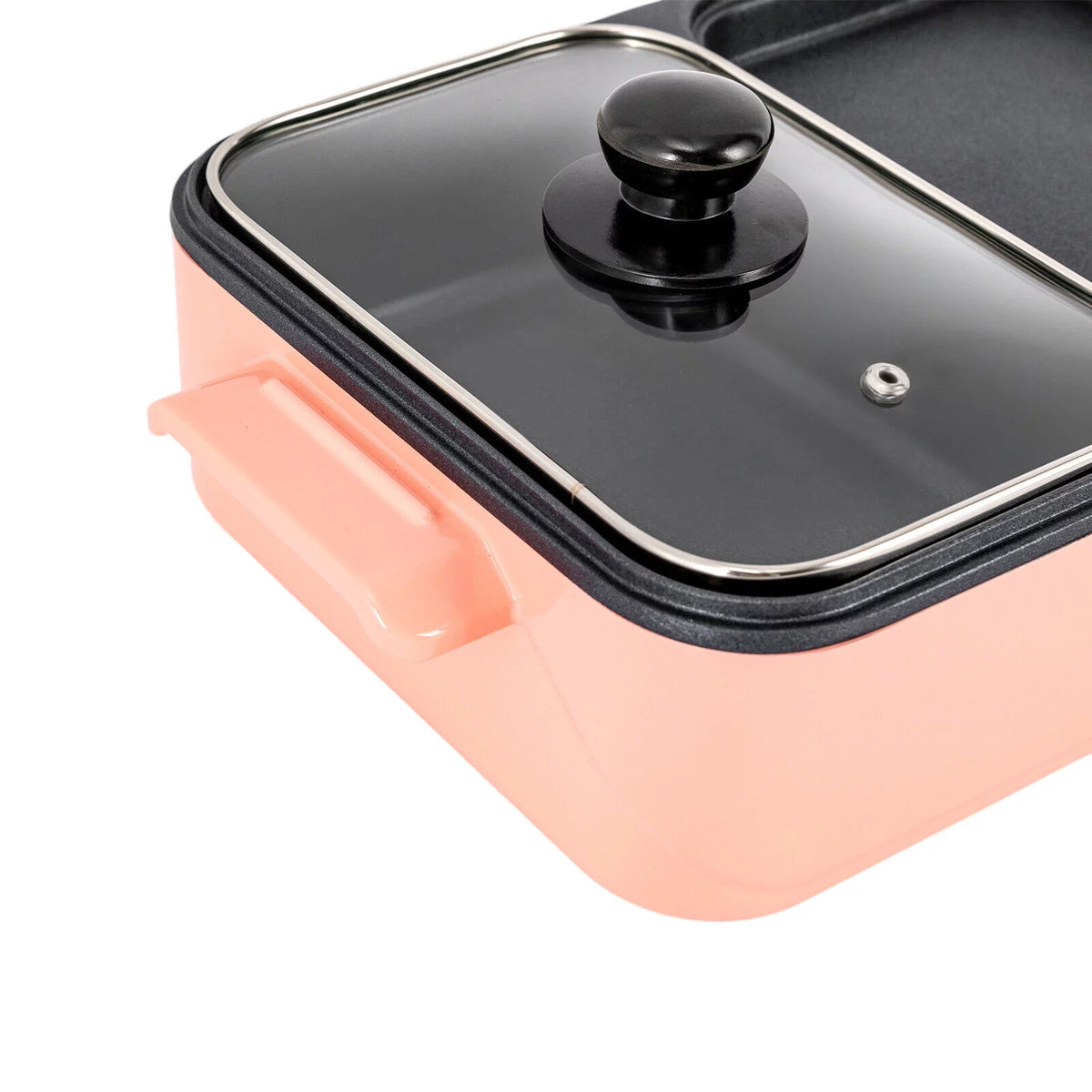2 in 1 Electric Hot Pot 1500W Non-Stick Korean BBQ Grill S5995