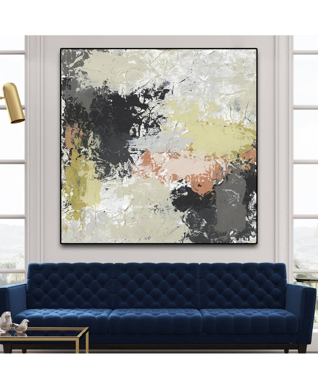 Oversized Framed Canvas R552