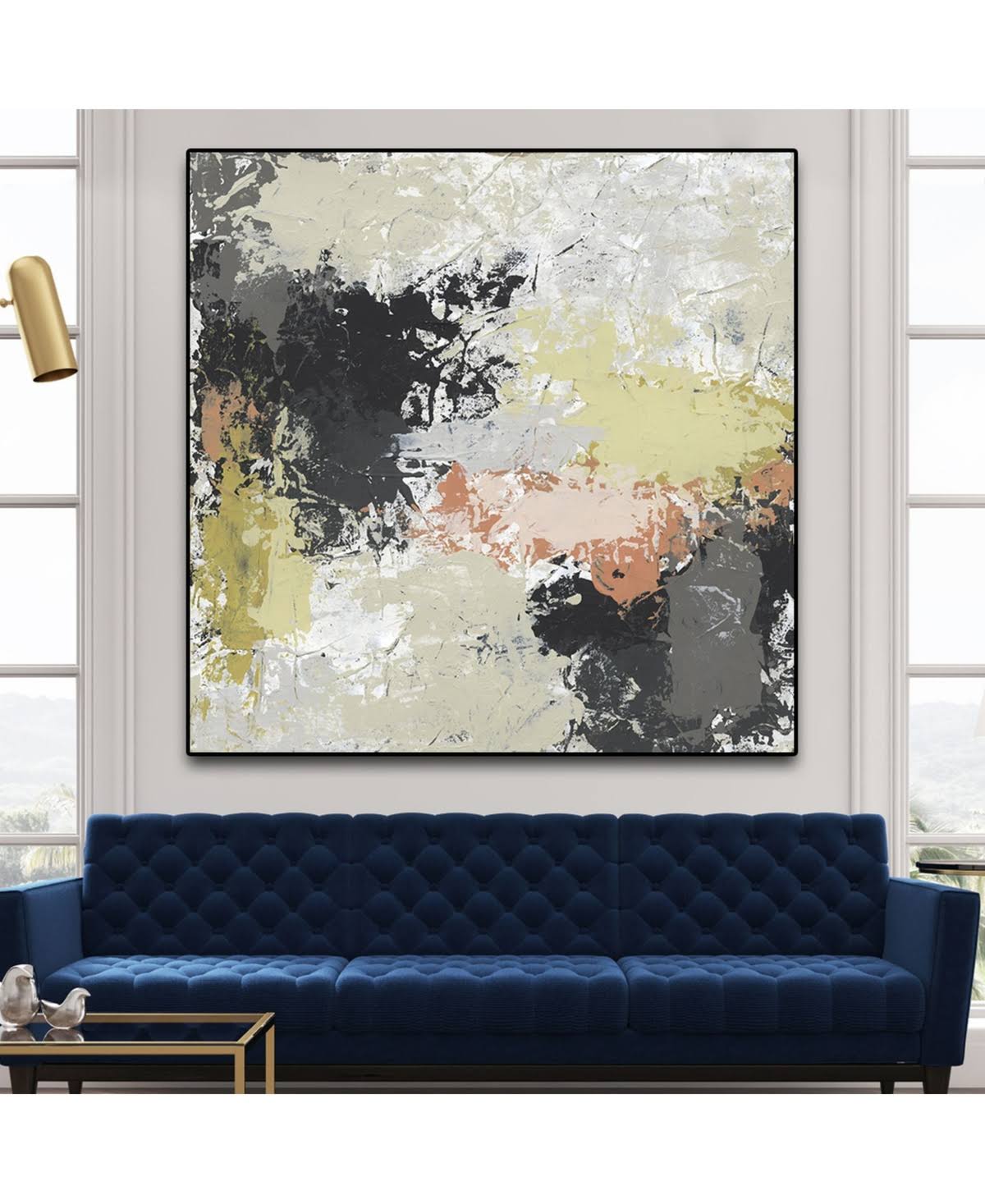 Oversized Framed Canvas R552