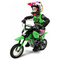 Green 24 Volt Electric Motorcycle Y67840