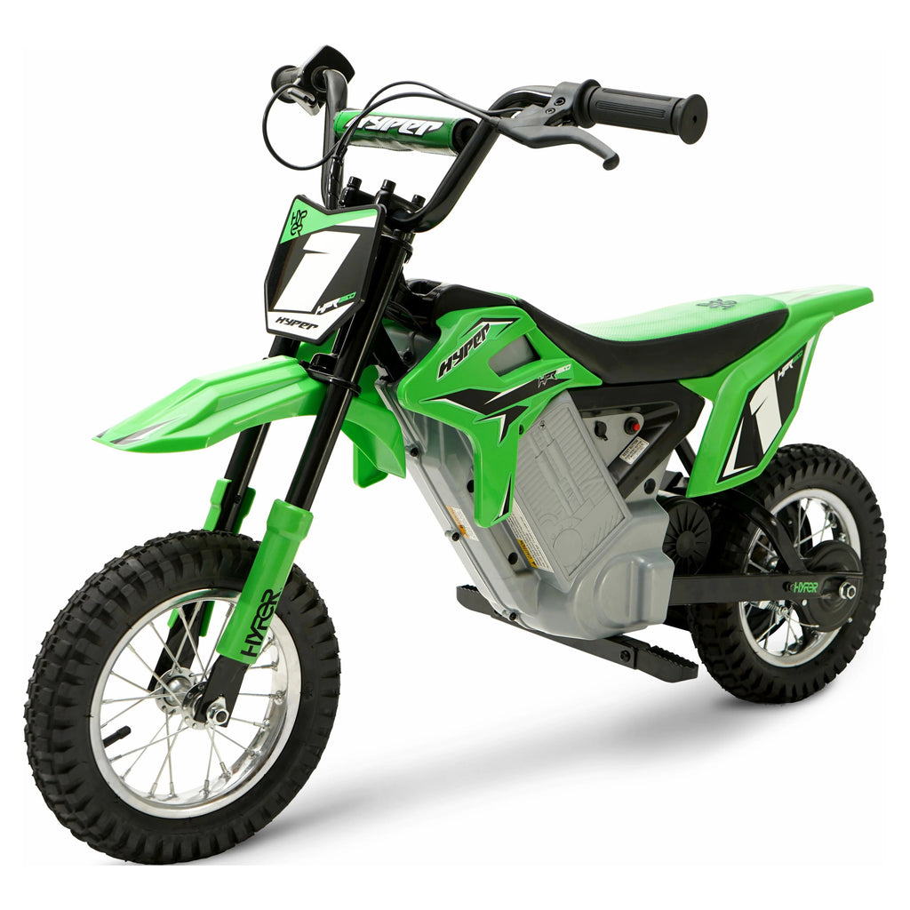Green 24 Volt Electric Motorcycle Y67840