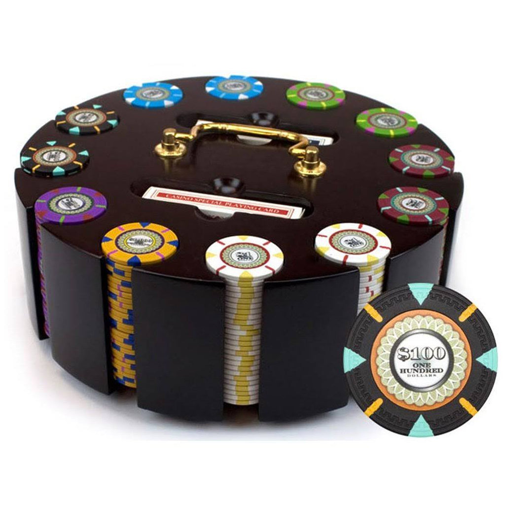 300ct Clay Gaming Chip Set in Carousel A188