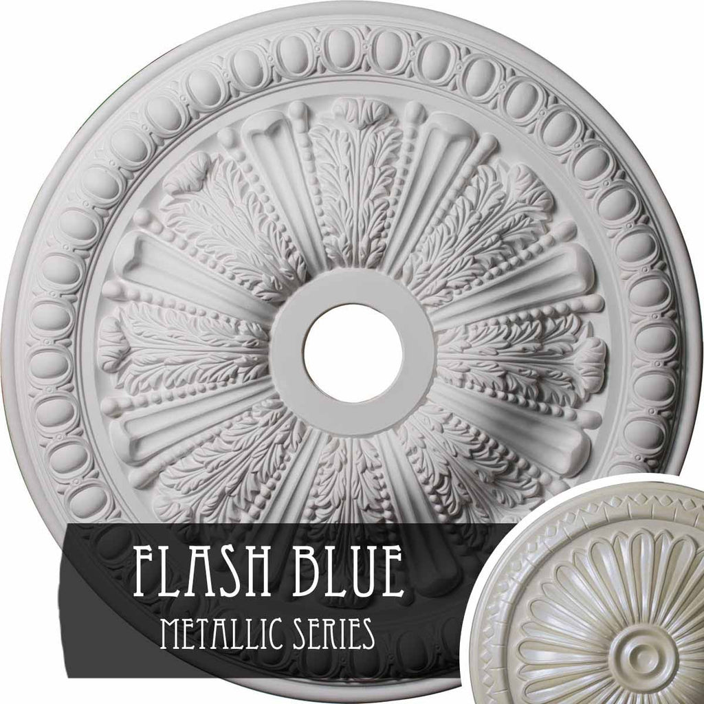 27 7/8x22OD x 3 7/8x22ID x 2 1/2x22P Egg & Dart Ceiling Medallion N90786