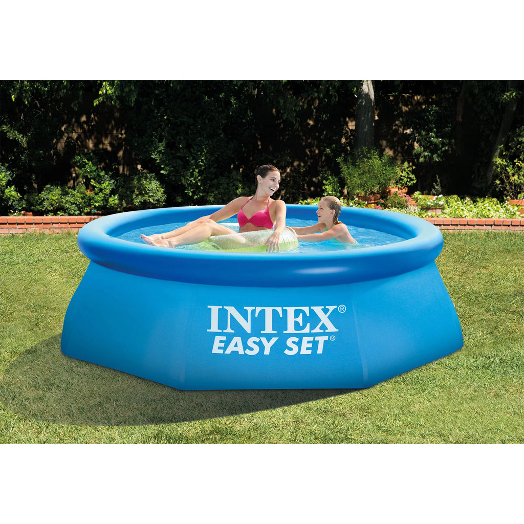 Inflatable Round Swimming Pool & Cover G69389