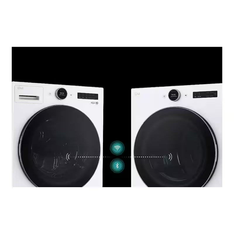 7.4 cu. ft. Vented Stackable Smart Gas Dryer in White G556107