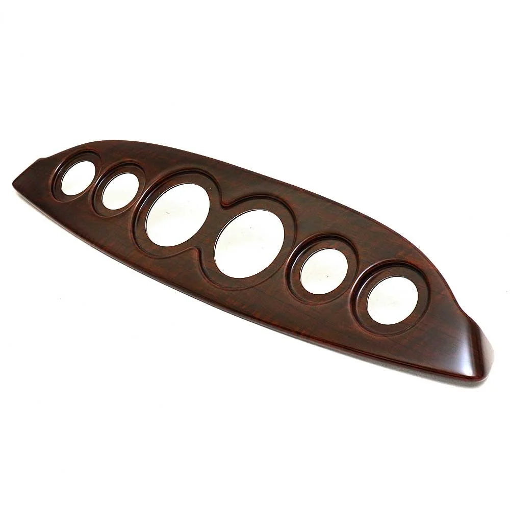 Cherrywood Plastic Boat Gauge Panel V7480