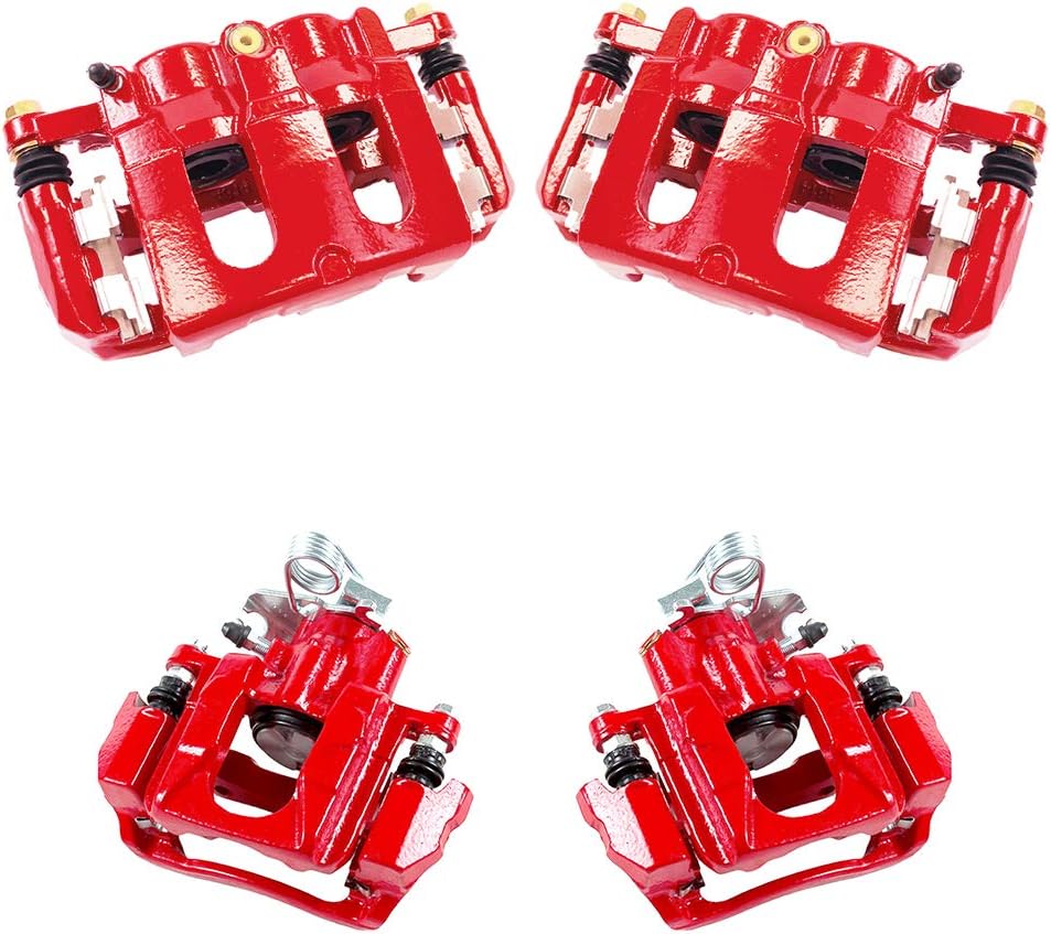 Red Powder Coated Caliper Assembly Set Kit G44060