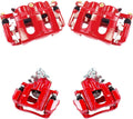 Red Powder Coated Caliper Assembly Set Kit G44060