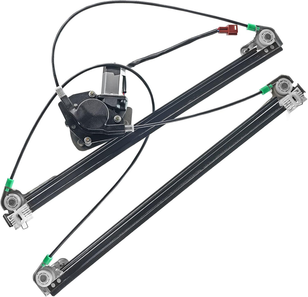 Power Window Regulator and Motor Assembly Front Right Passenger Side Pack of 2 J7066