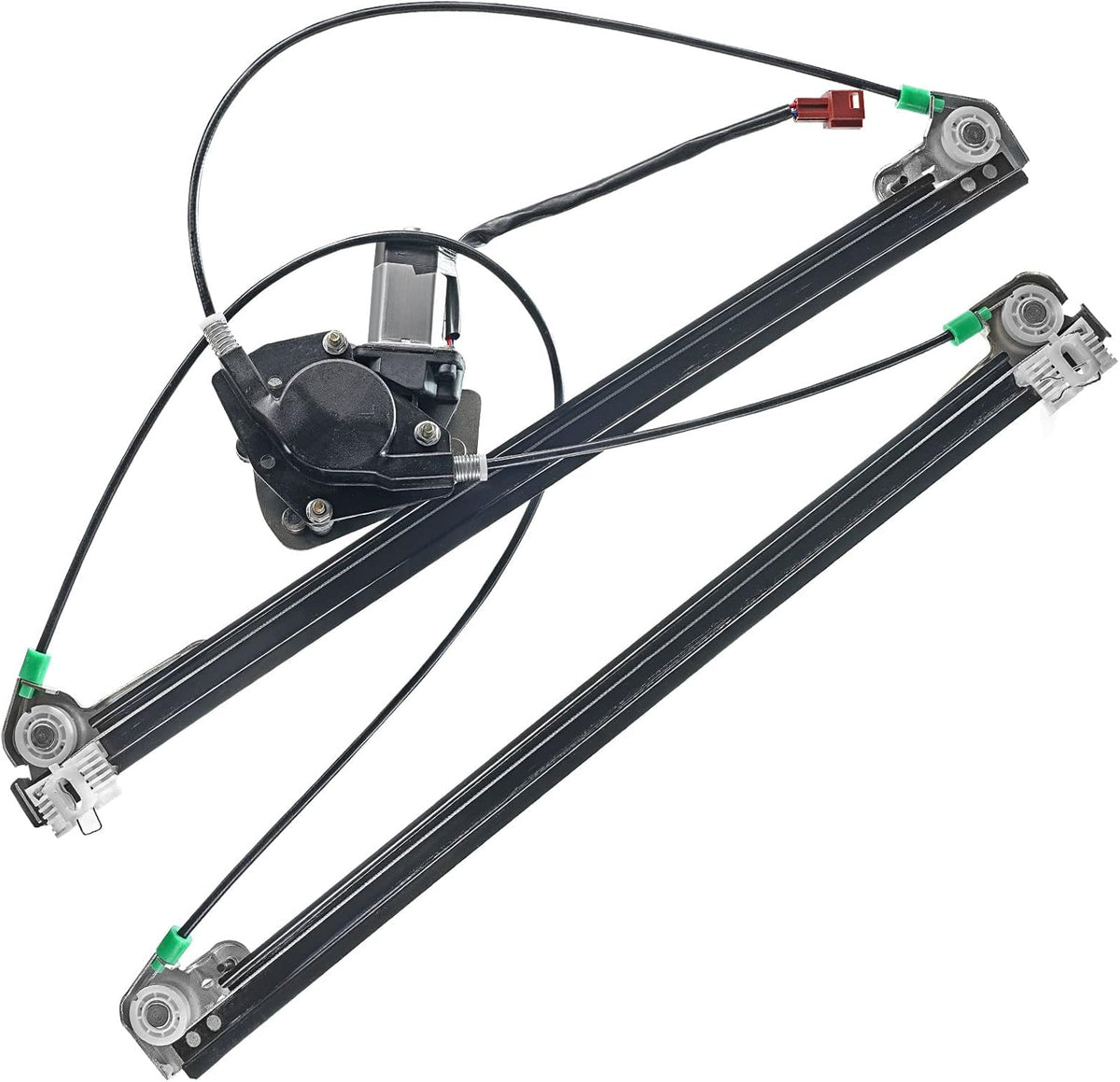 Power Window Regulator and Motor Assembly Front Right Passenger Side Pack of 2 J7066