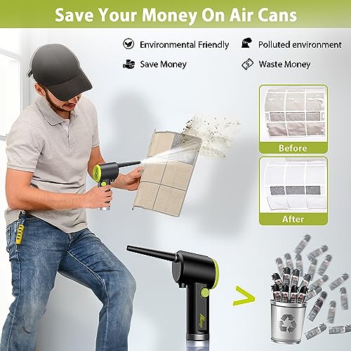 Cordless Rechargeable Electric Air Duster 33000 RPM I765046