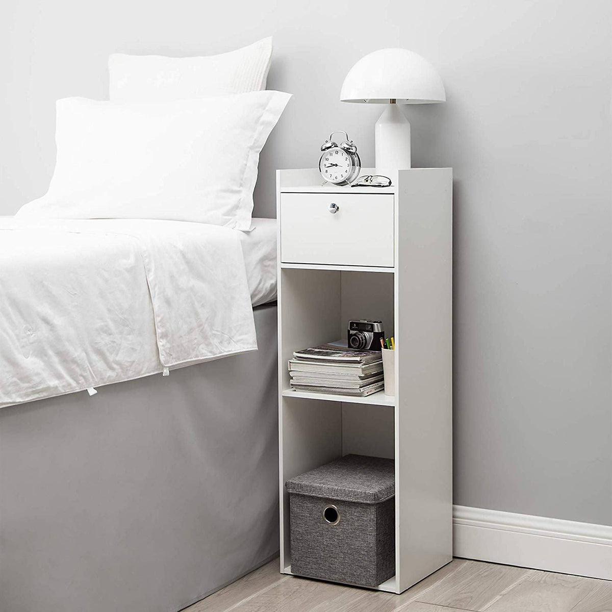 Extra Tall Bookcase Table White W64768