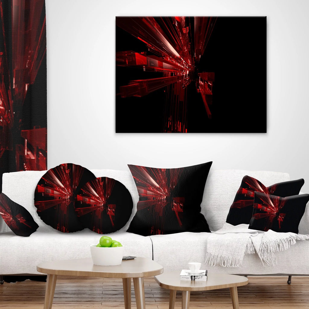 Abstract Throw Pillow 12 in. x 20 in. J34500