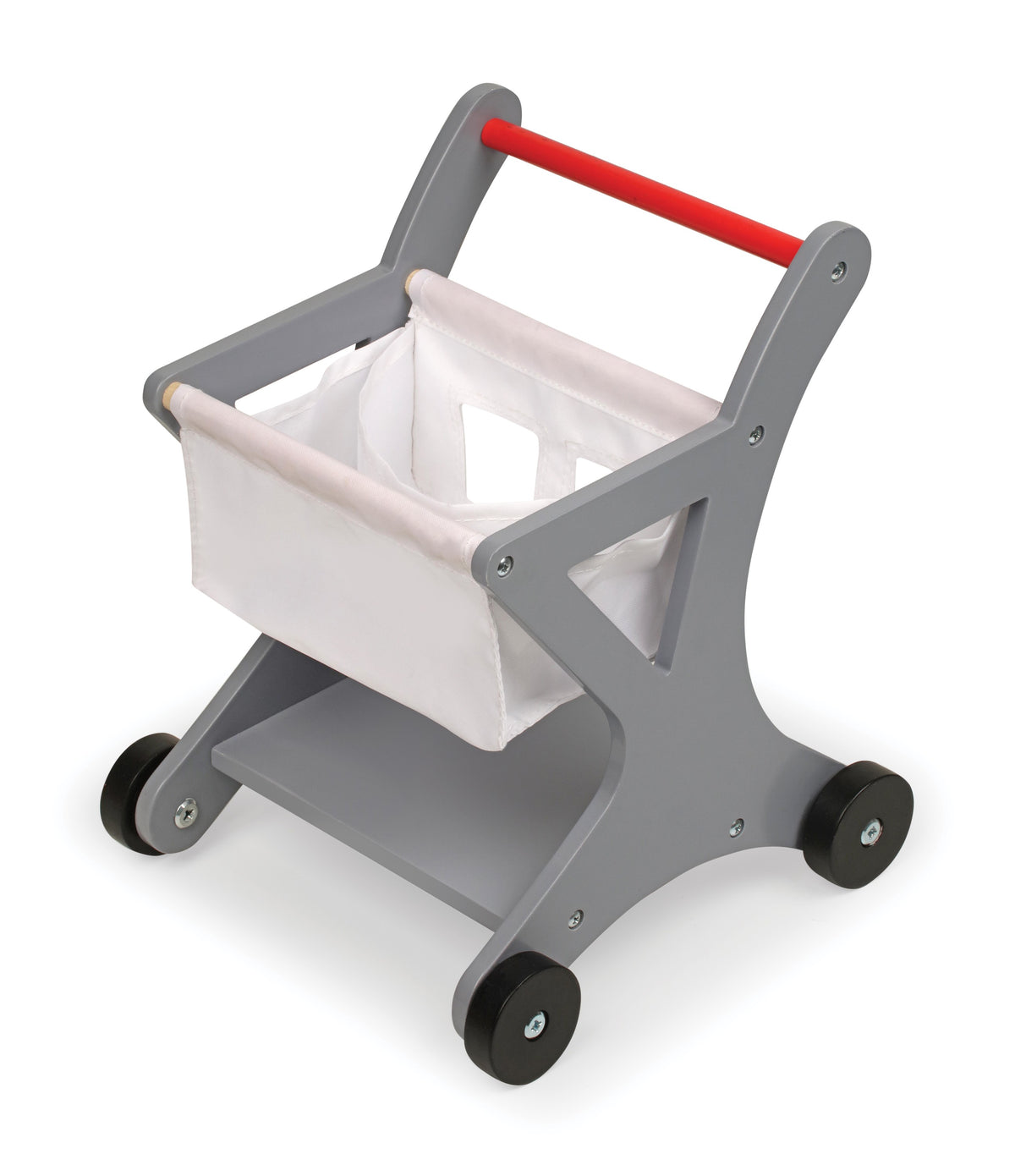 Doll Playset with Shopping Cart and Pretend Food V3816