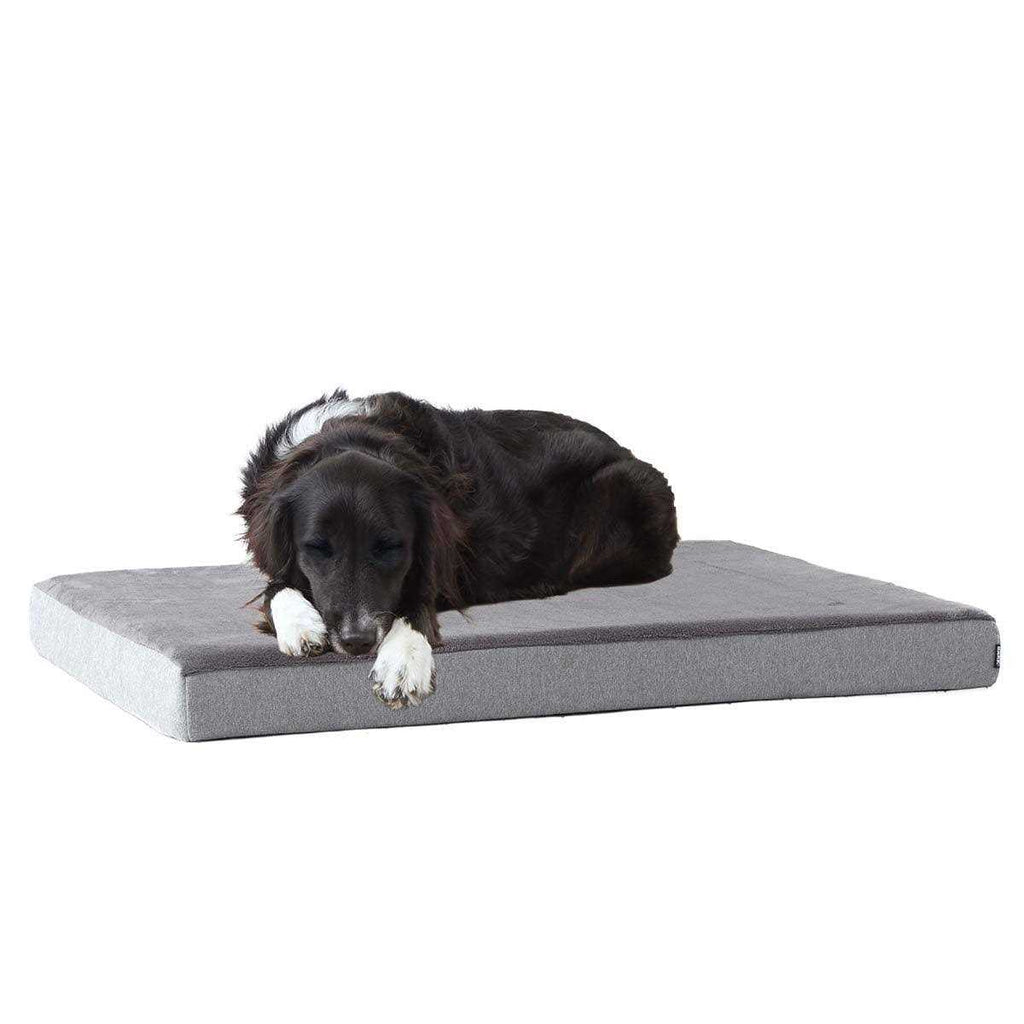 Memory Foam Platform Dog Bed Plush Mattress I411