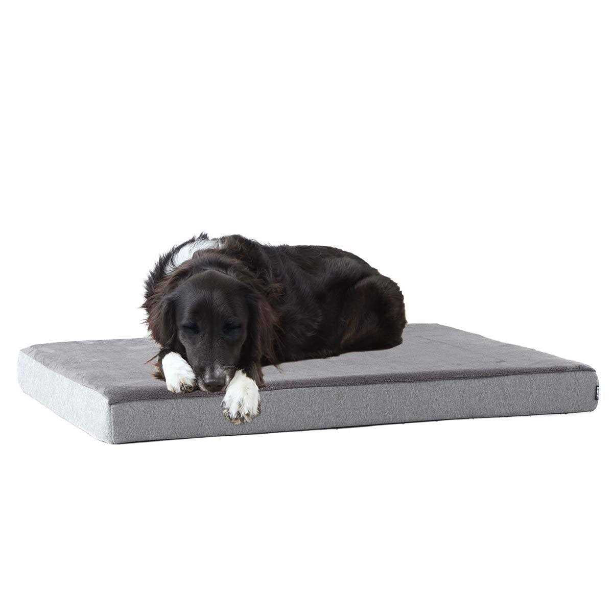 Memory Foam Platform Dog Bed Plush Mattress I411