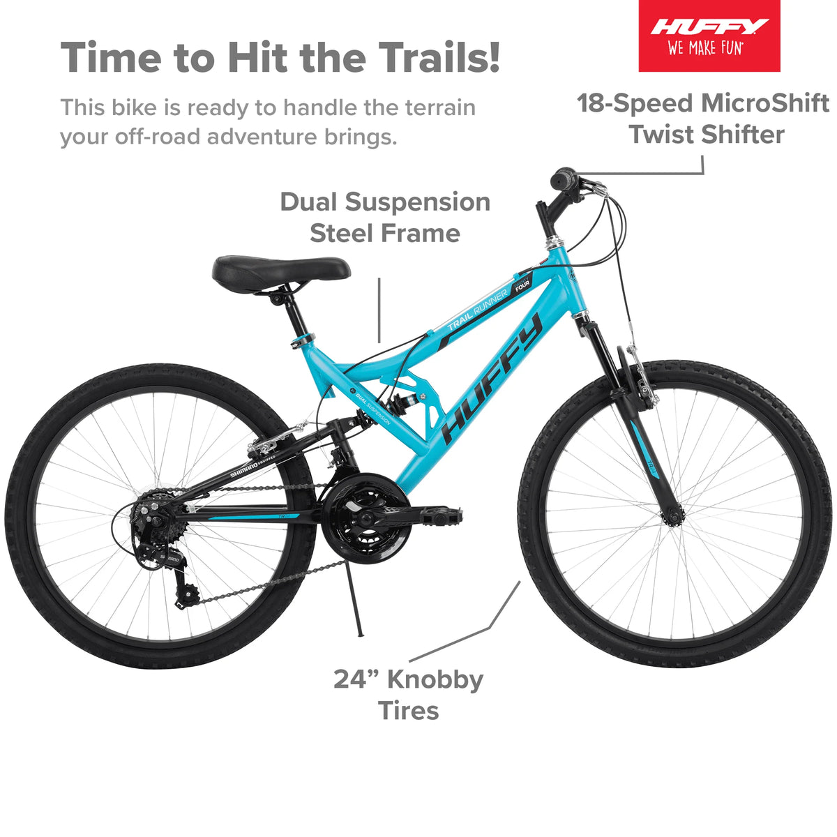24" Full Suspension Mountain Bike D691
