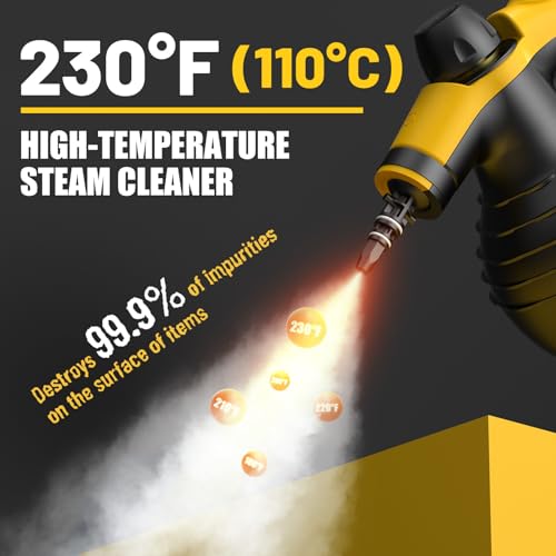 Pressurized Handheld Steam Cleaner with 10pcs Accessories J457