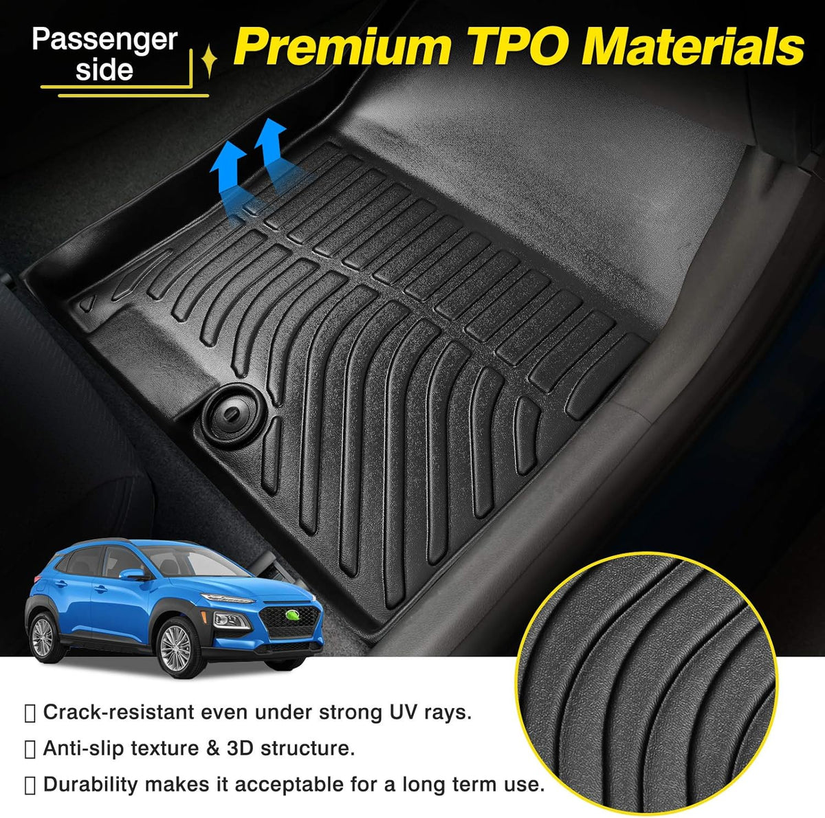 TPO Odorless High Edge Floor Liners T4714