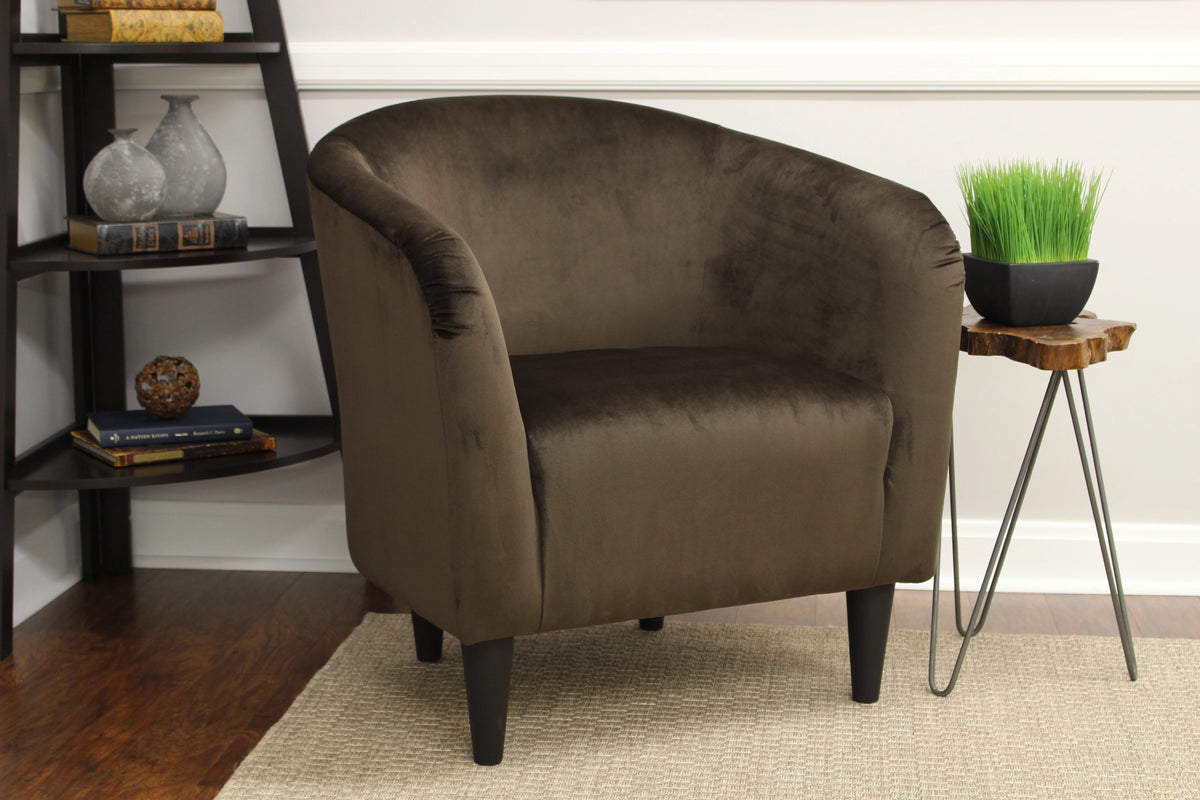 Dove Gray Microfiber Accent Chair G63699