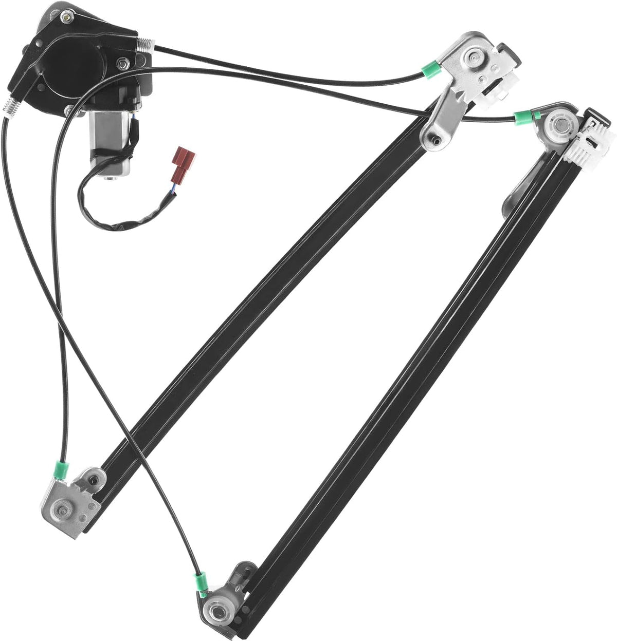 Power Window Regulator and Motor Assembly Front Right Passenger Side Pack of 2 J7066